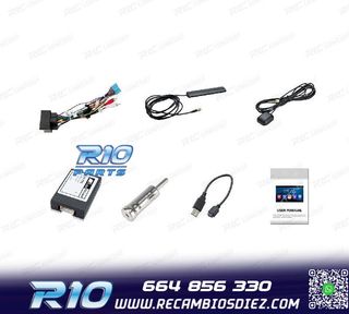 RADIO GPS ANDROID 12 PARA FORD FOCUS C-MAX FIESTA GALAXY KUG