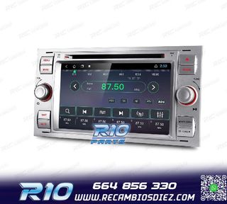 RADIO GPS ANDROID 12 PARA FORD FOCUS C-MAX FIESTA GALAXY KUG
