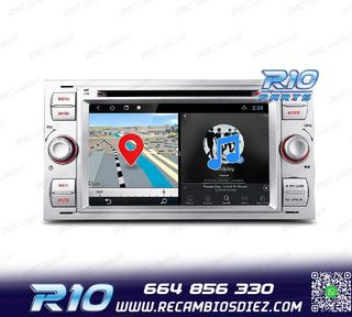 RADIO GPS ANDROID 12 PARA FORD FOCUS C-MAX FIESTA GALAXY KUG