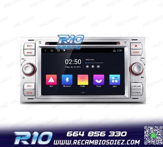 RADIO GPS ANDROID 12 PARA FORD FOCUS C-MAX FIESTA GALAXY KUG