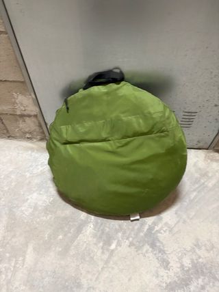 Tienda de campaña apertura rápida verde