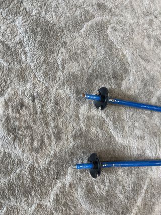 Bastones de esquí azules