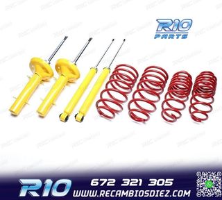 KIT SUSPENSIÓN DEPORTIVA PARA FIAT