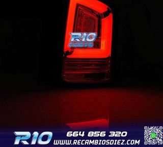 PILOTOS VOLKSWAGEN VW T6 TRANSPORTER 15-19 LED DINÁMICO ROJ