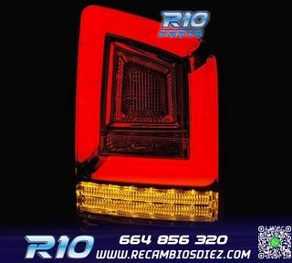 PILOTOS VOLKSWAGEN VW T6 TRANSPORTER 15-19 LED DINÁMICO ROJ