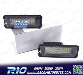 LUCES DE MATRÍCULA LED VOLKSWAGEN VW POLO 10-16