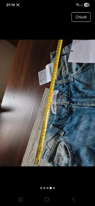 Bershka baggy corti jeans