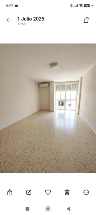 Alquiler de piso sin muebles