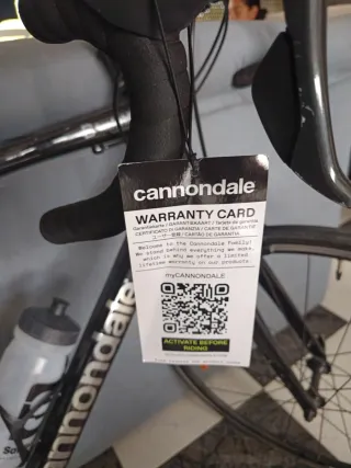 Bicicleta Carretera Cannondale Negra