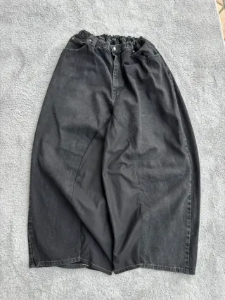 Pantaloni Baggy JNCO Style Y2K Ricamati
