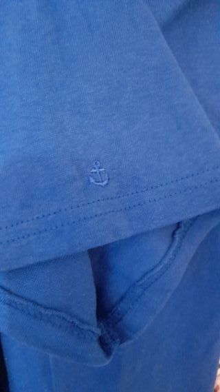 Camiseta BasicZ Azul Talla M Algodón Casual