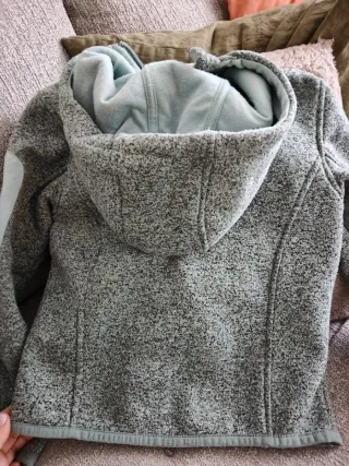 Chaqueta polar niño con capucha