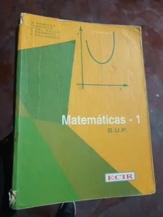Libro matematicas 1 bup