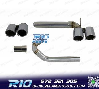 KIT ESCAPE BMW F30 F31 LOOK M3 COLAS DOBLES AMBOS LADOS