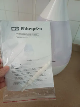 Orbegozo Humidificador Ultrasónico 3,3L