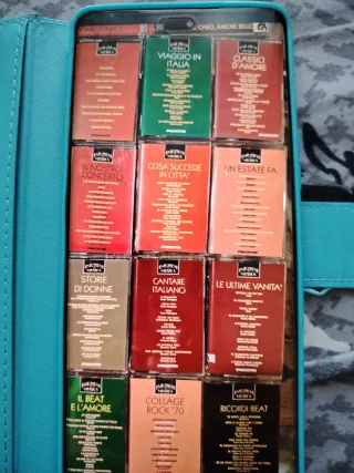 Raccolta di 77  musicassette Emozioni in musica