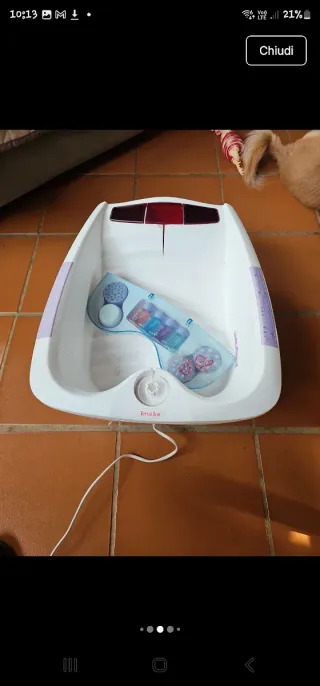 Apparecchio pedicure Terraillon bianco e viola