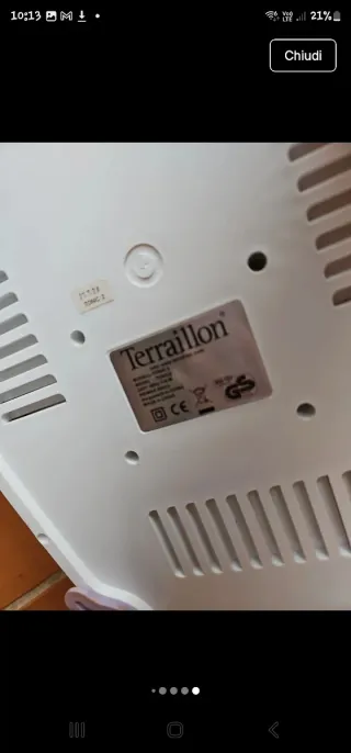 Apparecchio pedicure Terraillon bianco e viola