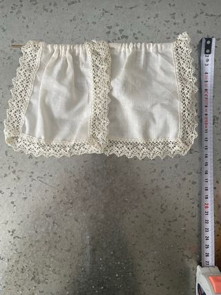 Conjunto 6 cortinas completas casita de muñecas