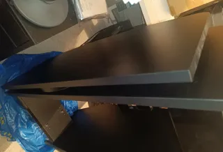 Mesa TV salón negra