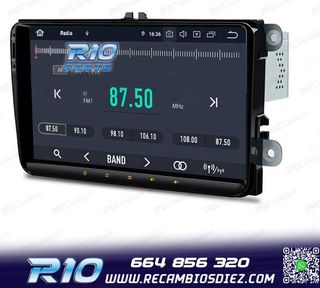RADIO GPS ANDROID 11 PARA VOLKSWAGEN VW SEAT SKODA HEXA-CORE