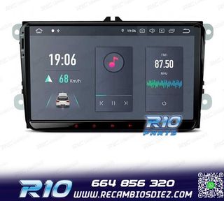 RADIO GPS ANDROID 11 PARA VOLKSWAGEN VW SEAT SKODA HEXA-CORE