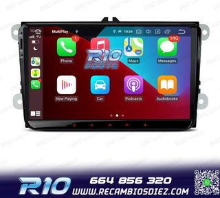 RADIO GPS ANDROID 11 PARA VOLKSWAGEN VW SEAT SKODA HEXA-CORE