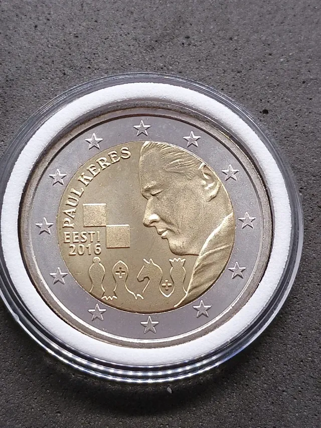 2€ Commemorativo Estonia 2016 Paul Keres