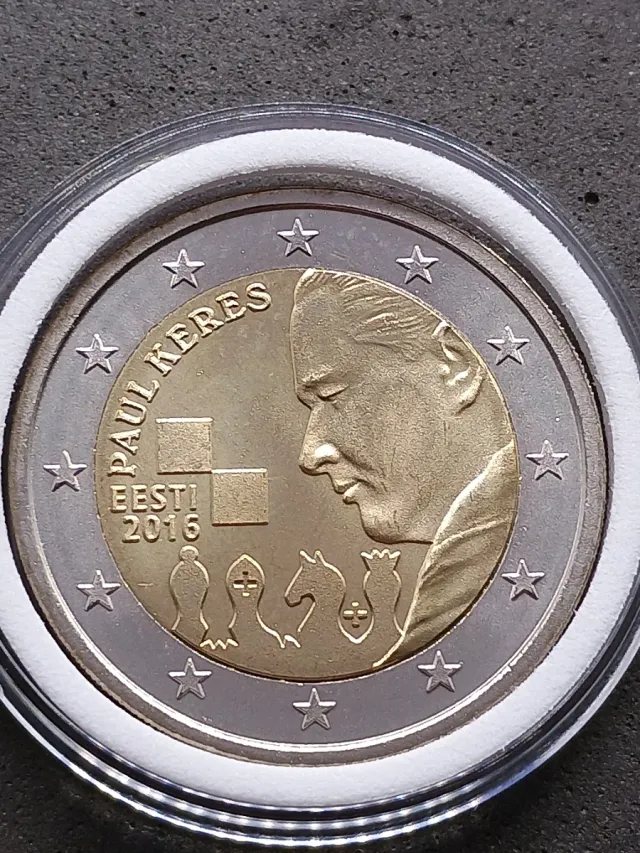 2€ Commemorativo Estonia 2016 Paul Keres
