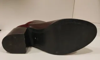 Botines granates de Mujer