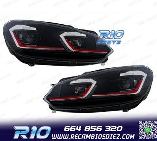 FAROS VOLKSWAGEN VW GOLF 6 08-13 LOOK GTI GOLF 7 DINAMICOS