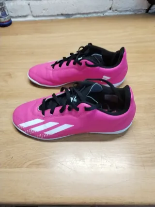 Zapatillas Adidas Futsal Rosa Talla X