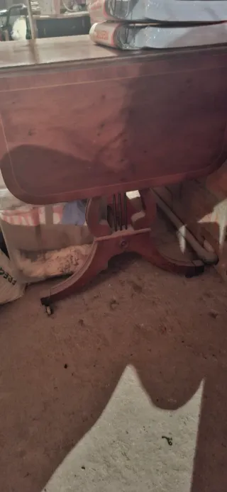 Escritorio Inglés Madera y Metal