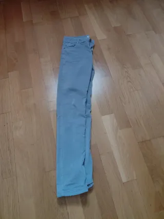 Pantalón pana gris T. 13-14 años