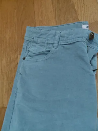 Pantalón pana gris T. 13-14 años