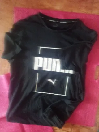 Camiseta Puma Negra Talla M