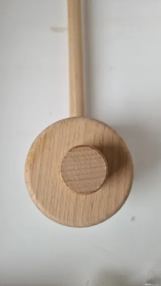 Soporte móvil madera para cuna bebe