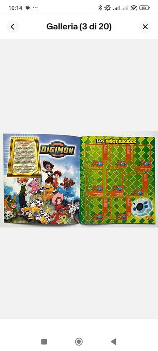 Album Digimon Completo Latino-Español