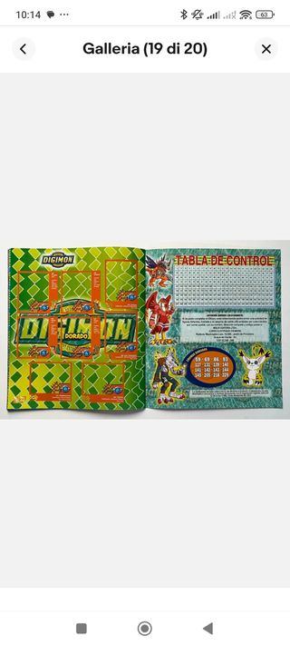 Album Digimon Completo Latino-Español