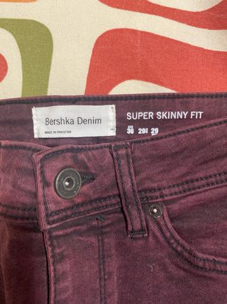 Pantalones Bershka Denim Morados