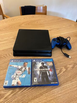 Consola PS4 Slim 1TB + 2 Juegos +Mando