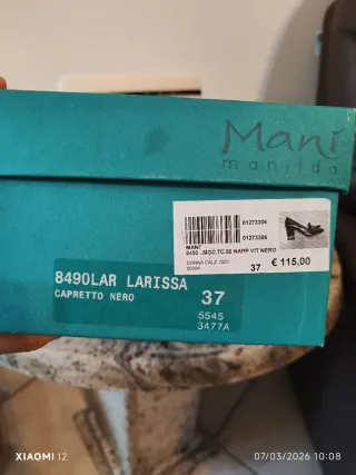 Mocassini tacco Mani nero oro