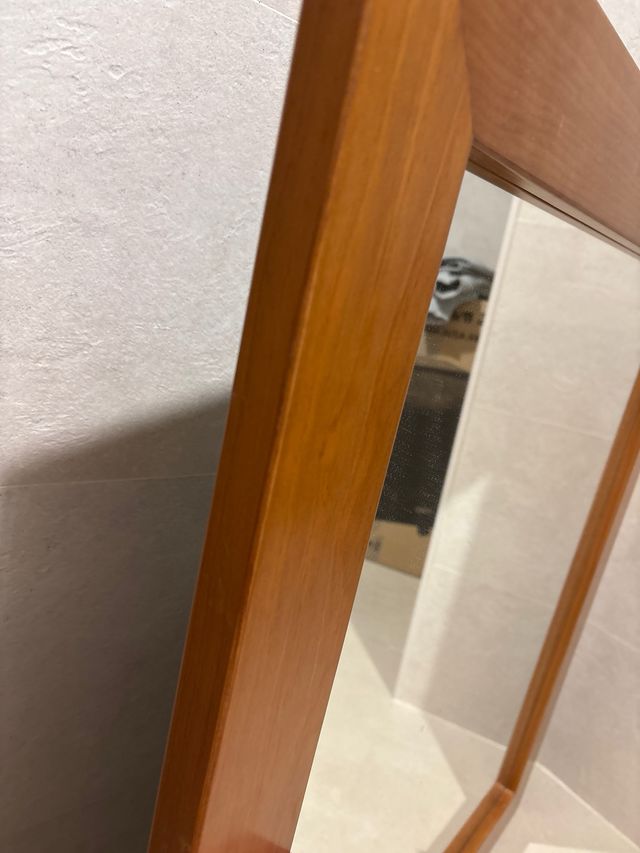 Espejo pared madera