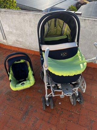 Carro 3 piezas bebé (silla sin usar)