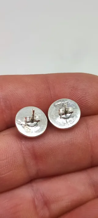 Pendientes de Plata y Ojo de Tigre.