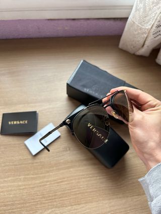 Occhiali da sole Versace polarizzati neri