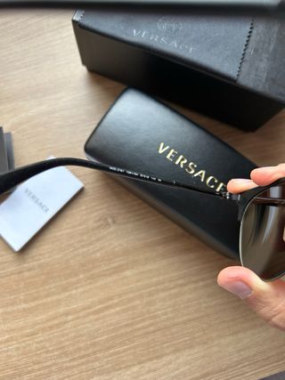 Occhiali da sole Versace polarizzati neri