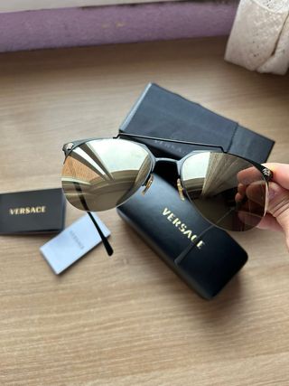 Occhiali da sole Versace polarizzati neri