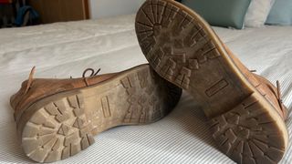 Botas casuales de cuero marrón