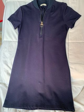 Vestido azul marino juvenil